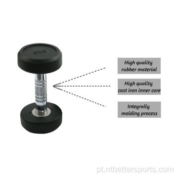 Round Head Power Training CPU Dumbbell revestido